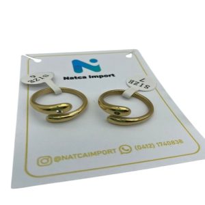 ANILLOS BOOMERANG CON PIEDRA