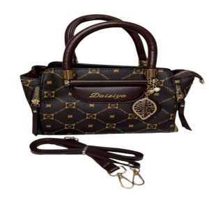 CARTERA DAMA MARRON CON MARRON OSCURO