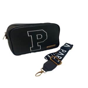 BOLSO PARCHITA NEGRO CUADRADO