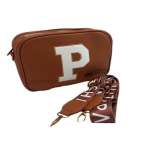 BOLSO PARCHITA MARRON CUADRADO