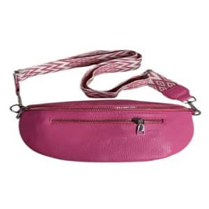 COALA SEMI CUERO FUCSIA