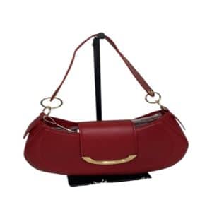 CARTERA SIMICIRCULAR ROJO