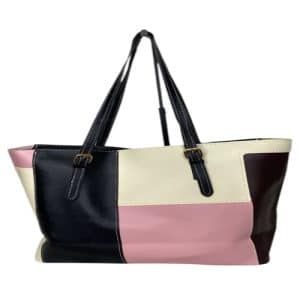 CARTERA TRICOLOR ROSA